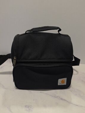 Carhartt Black Insulated Lunch Bag with Handle